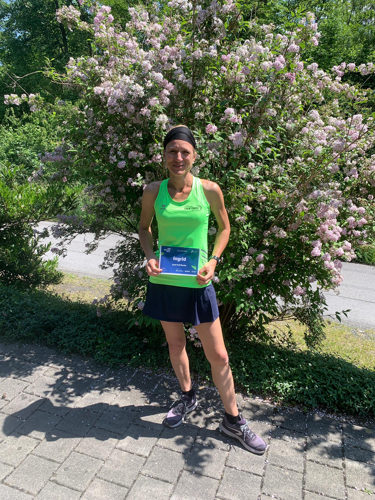 Die Stratnummer ist montiert: Ingrid