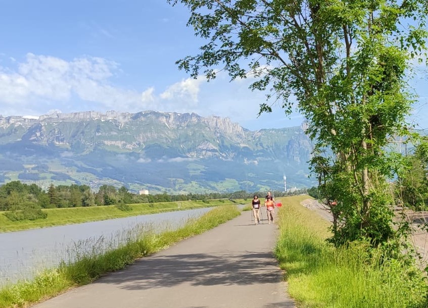 Schöner Blick Richtung Kreuzberge