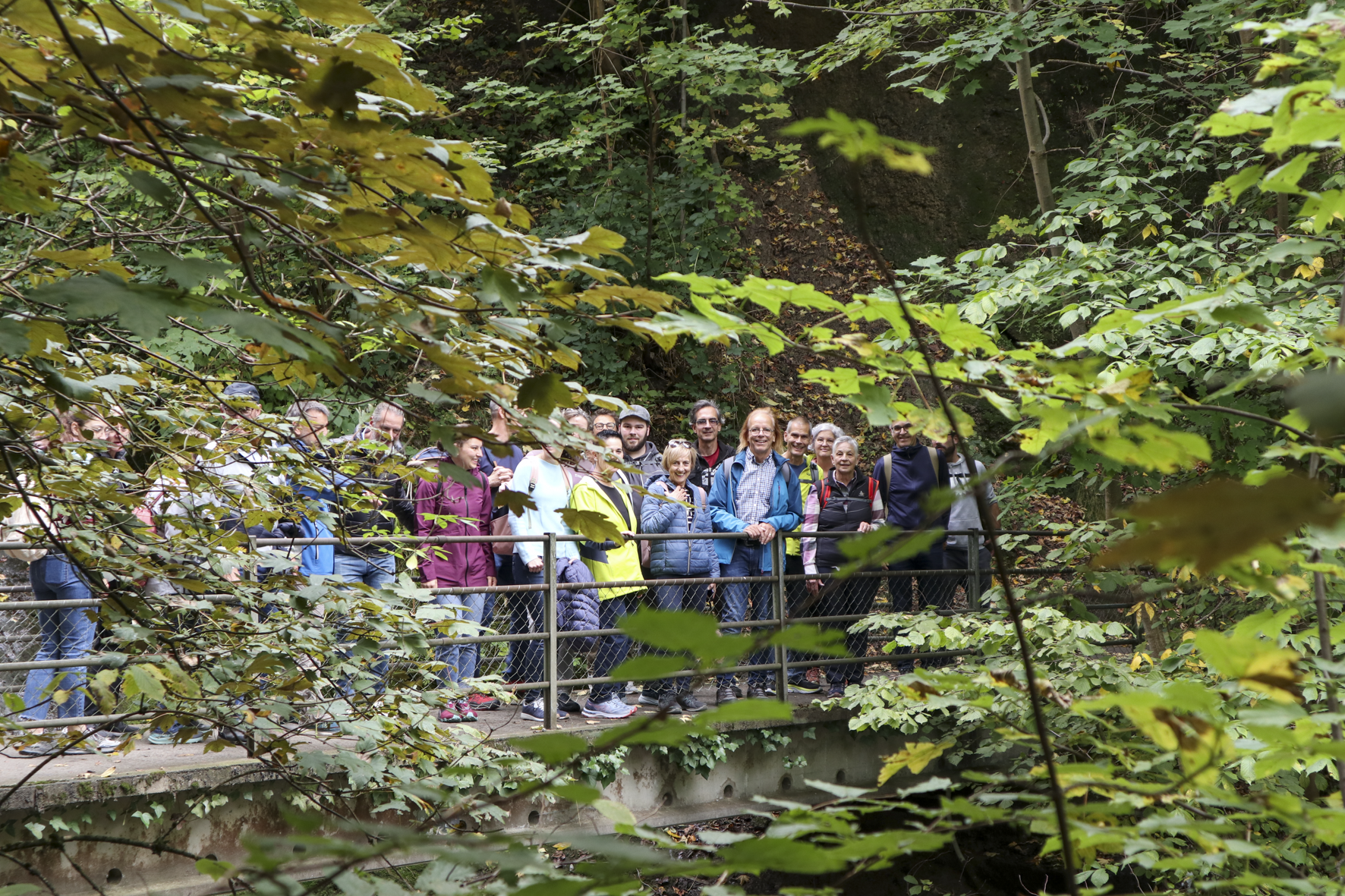 Abstieg durch die Mülenenschlucht