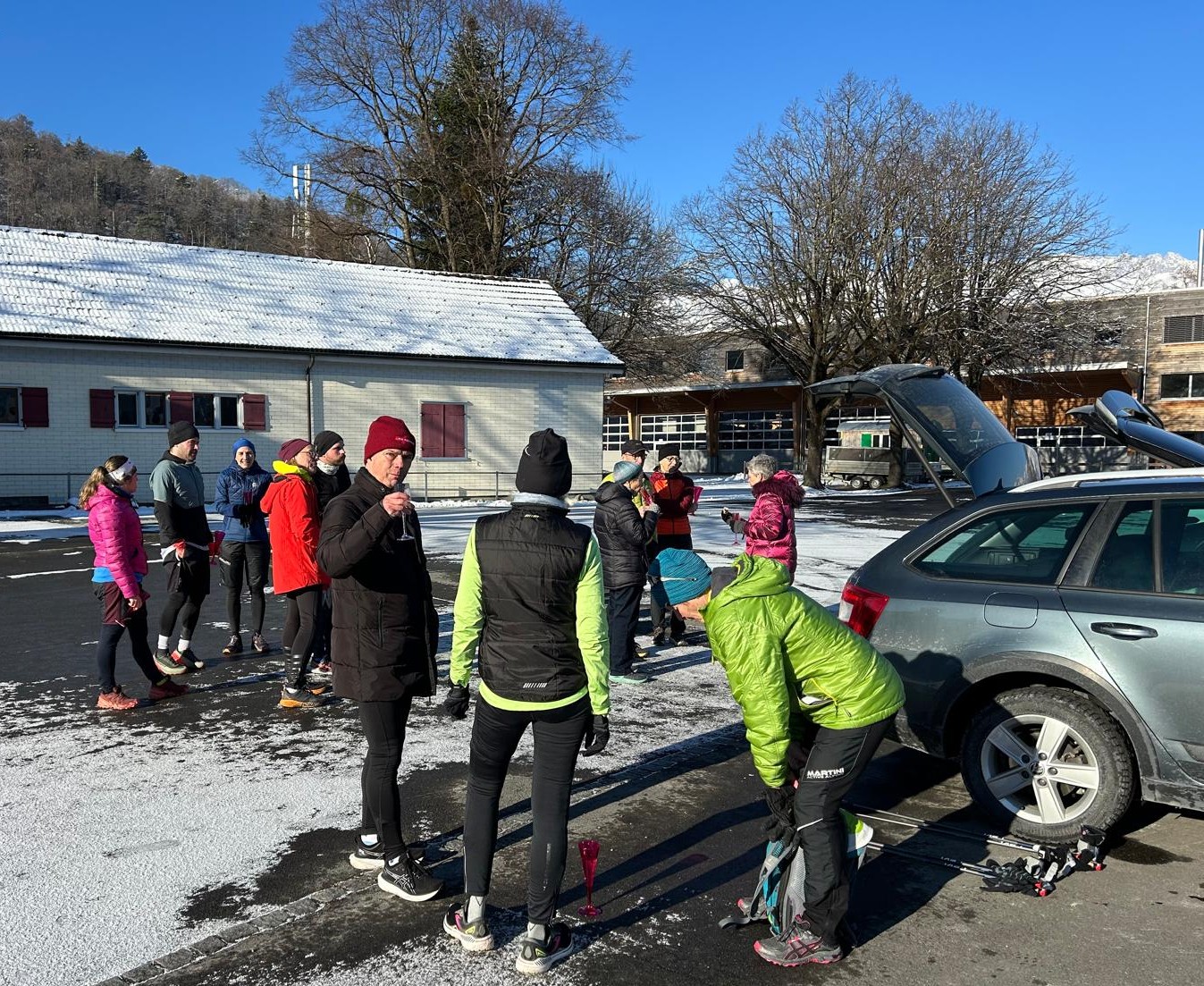 Nach der Sonntagsrunde schmeckte der Apéro doppelt.