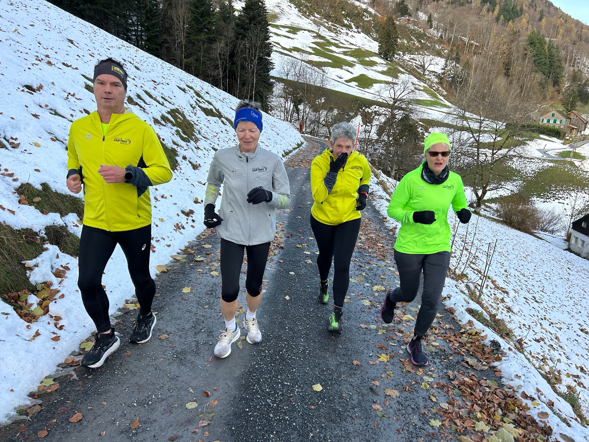 Zuerst wurde die Sonntagsrunde absolviert.