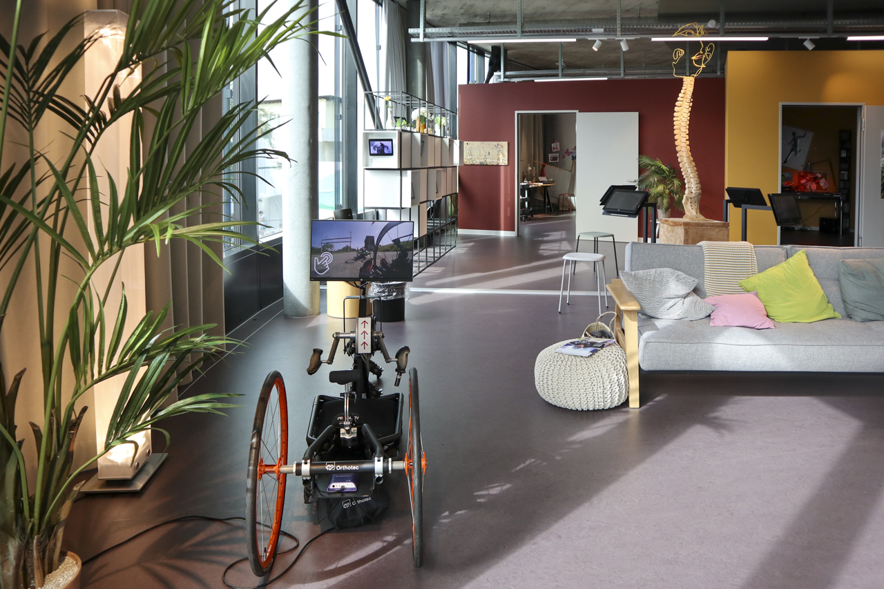 Auch die Rollstuhlgänger/innen müssen fit bleiben