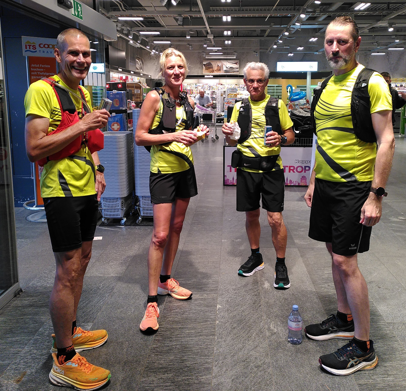 Verpflegung in Oberriet: Baha, Ingrid, Giovanni, Lars