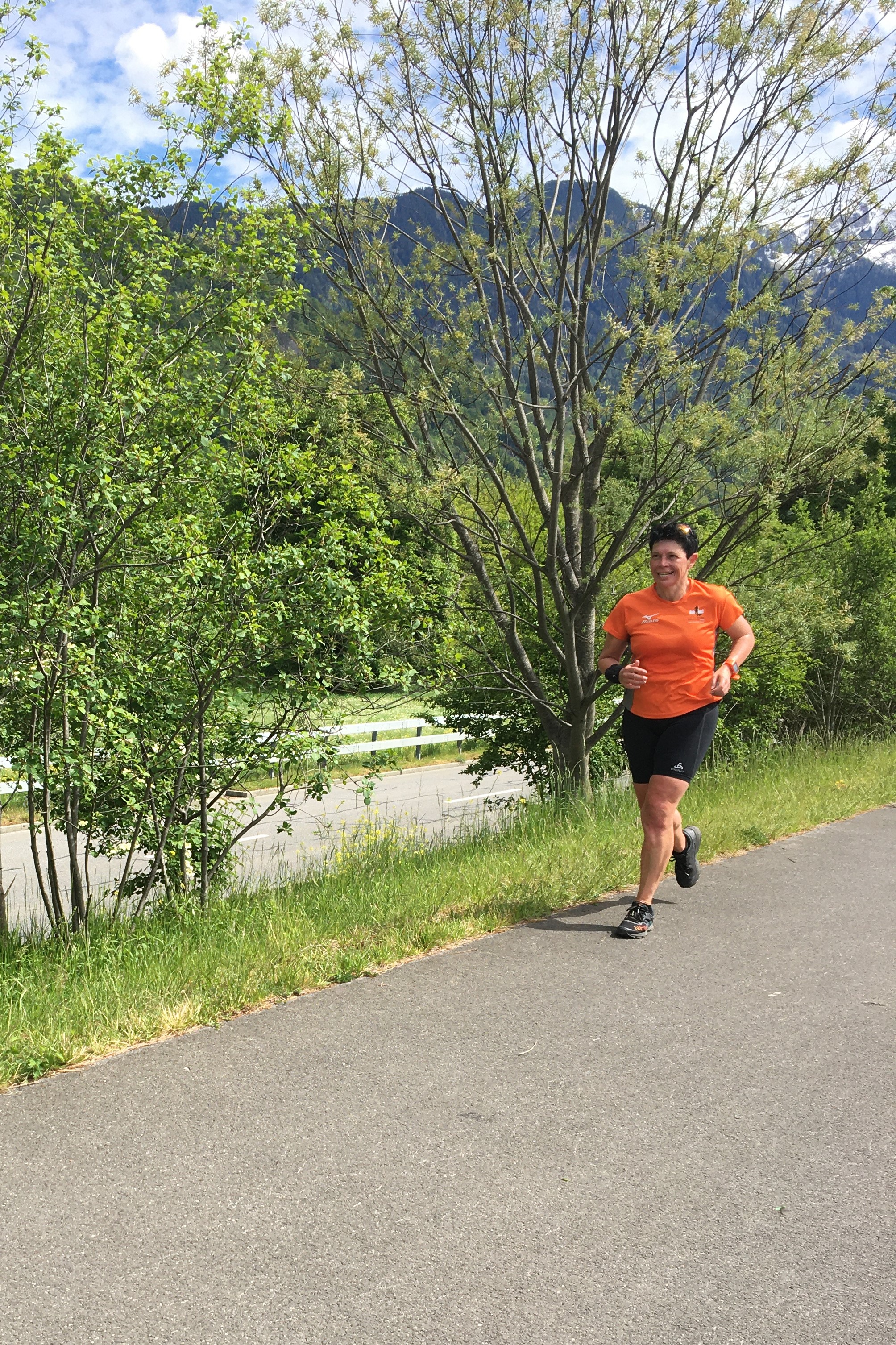 Cornelia beim zügigen Auslaufen