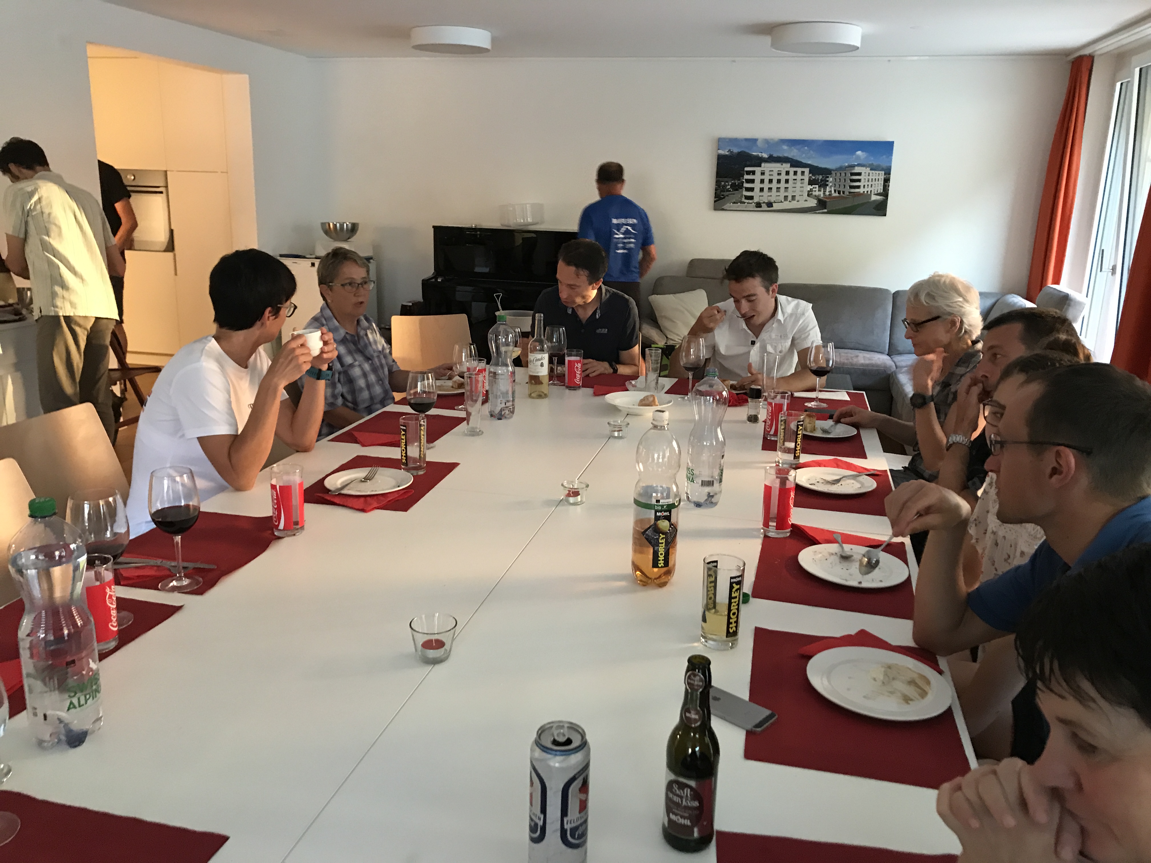 Risottoessen der Gamperney-Teilnehmer