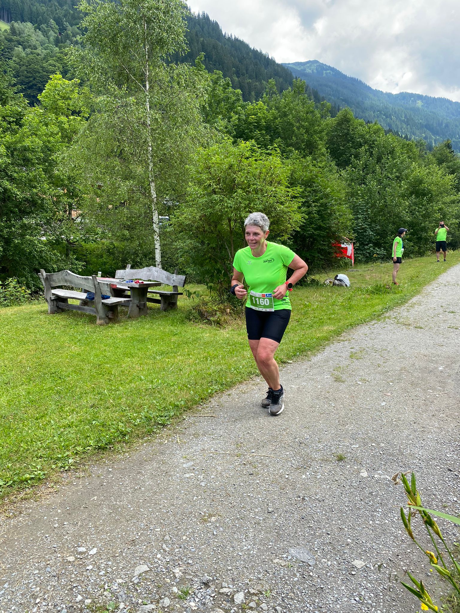 Cornelia auf dem letzten Kilometer