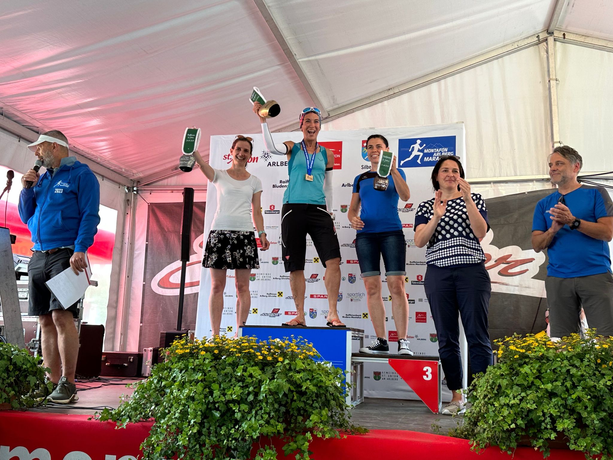 Anita auf dem 2. Platz