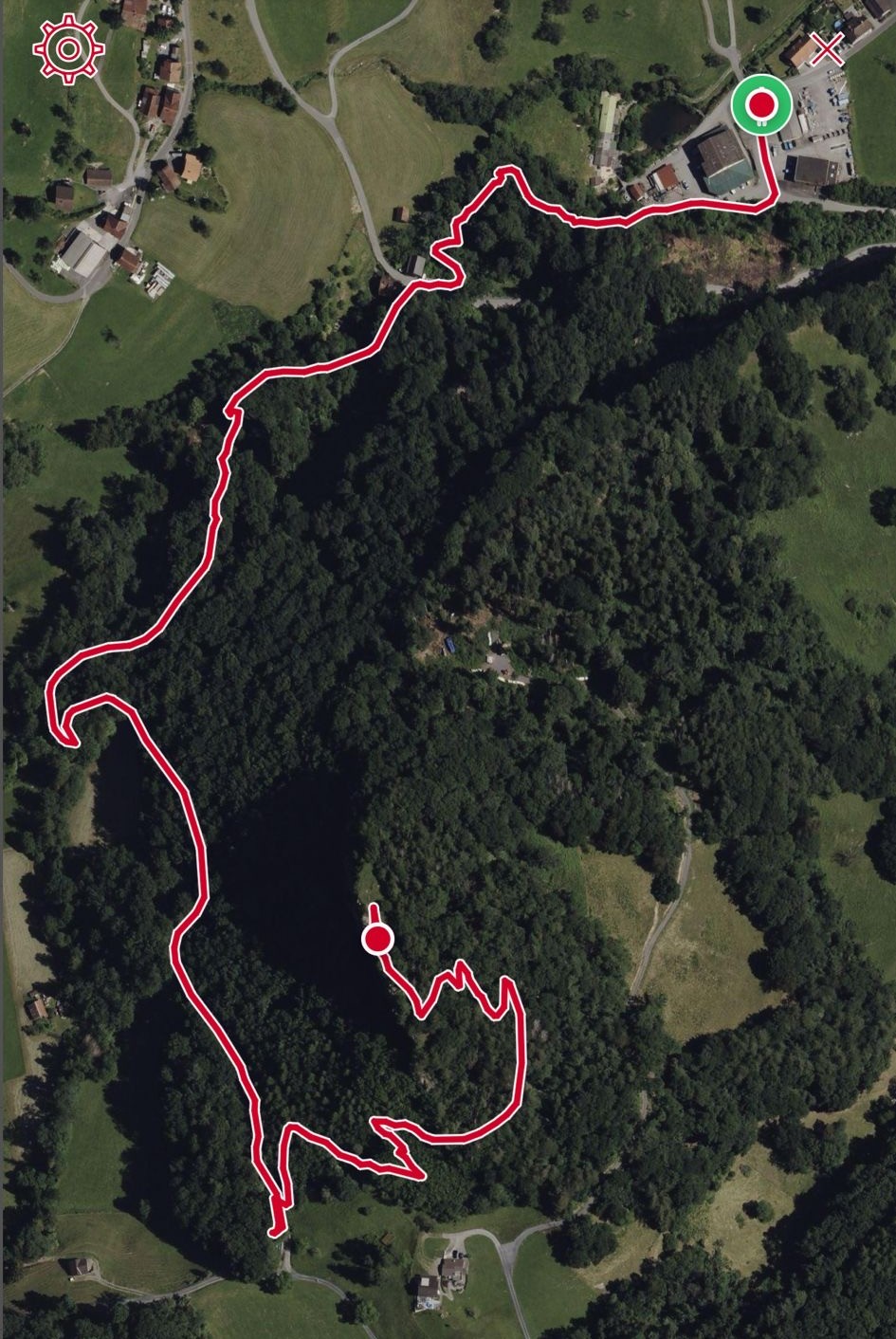 Die Strecke von Toldo auf den Ansaspitz