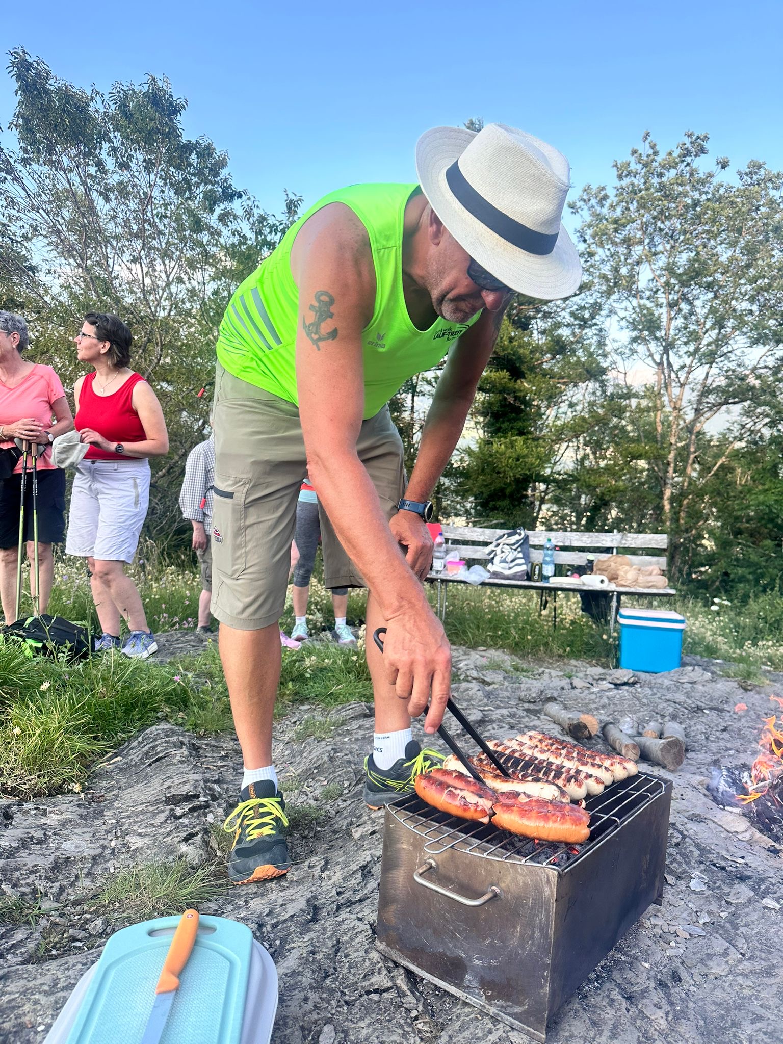 Jakob als Grillmeister