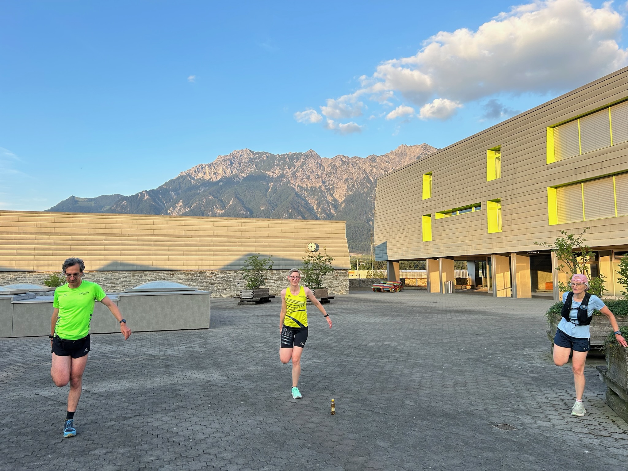 Zurück im Flös: Dehnen 