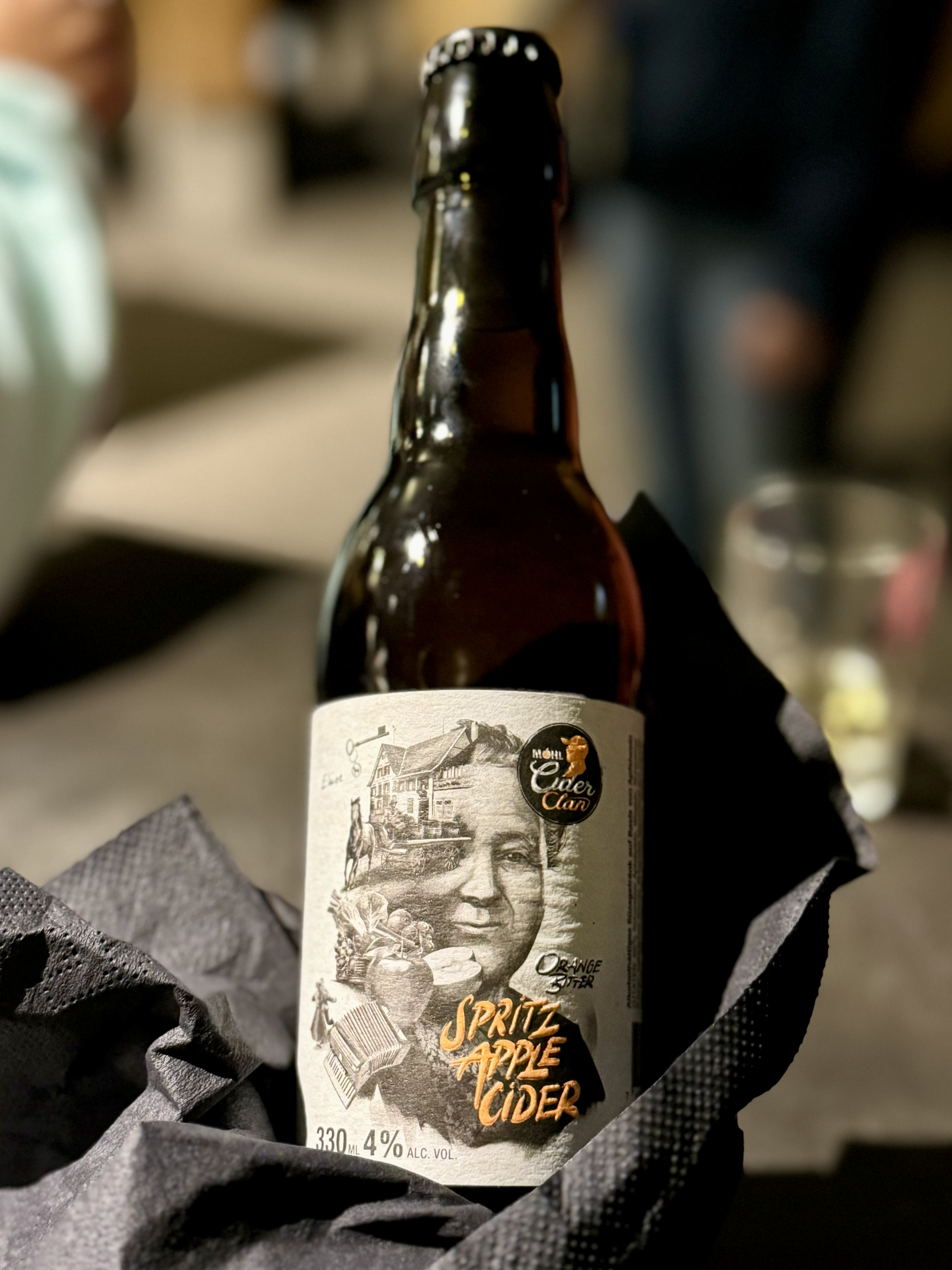 Ein Mitglied des "Möhl Cider Clan"