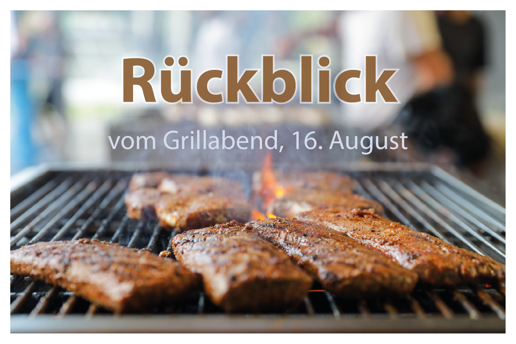 Fotorückblick auf den Grillanlass