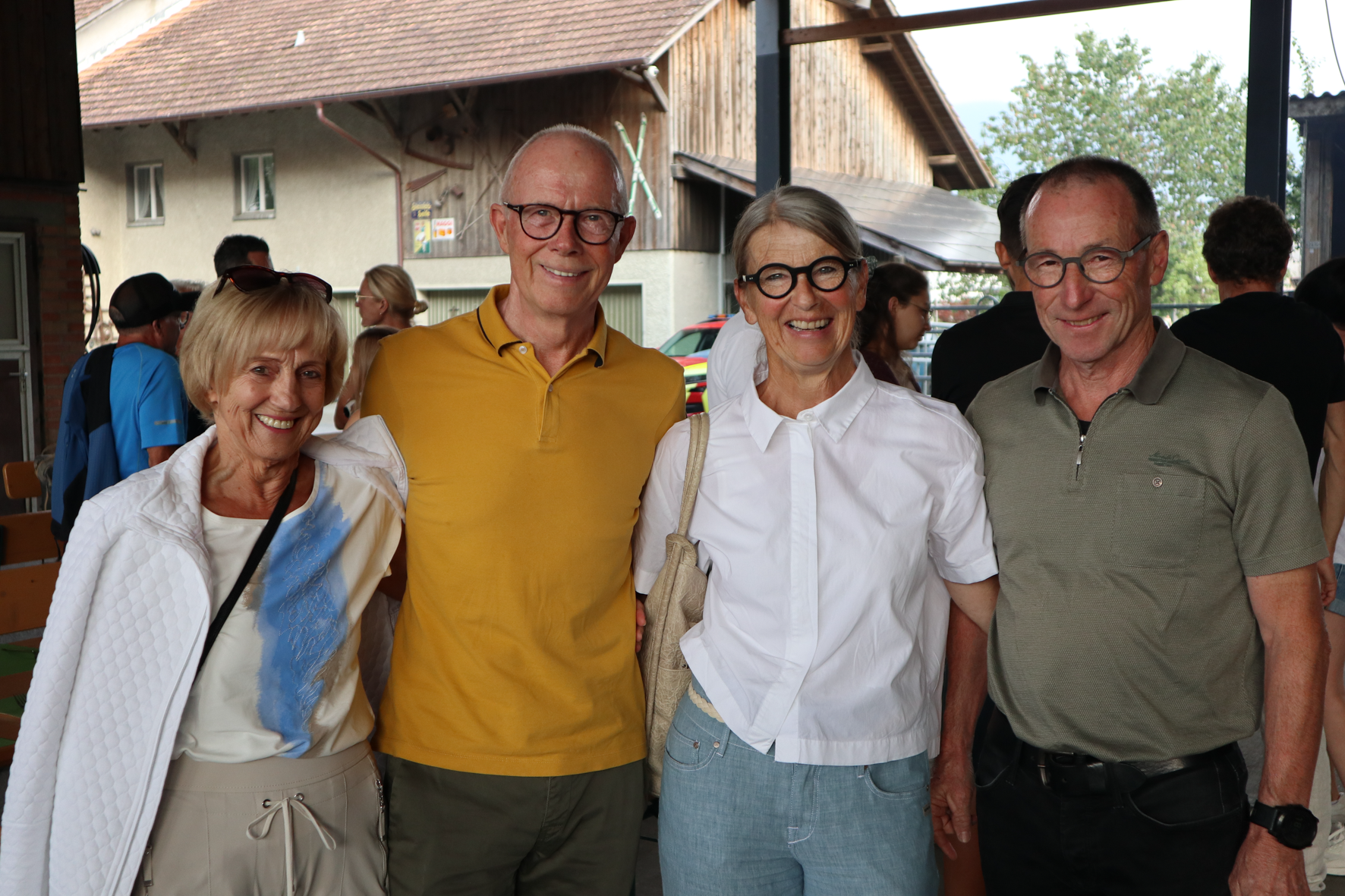 Verena, Urs, Johanna und Hampi, unsere langjährigen (Gründungs-)Mitglieder