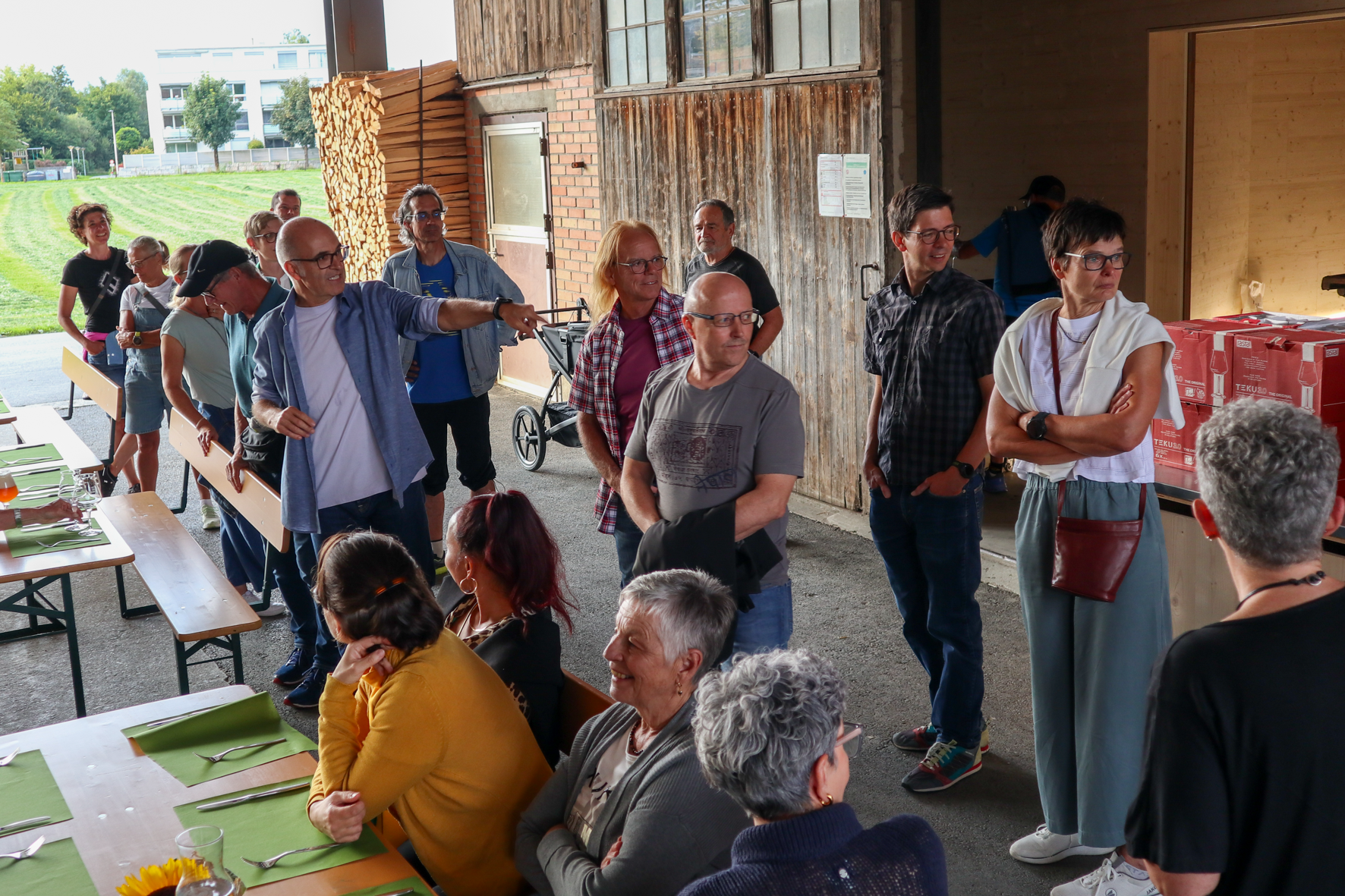 Marco erklärt den Ablauf.