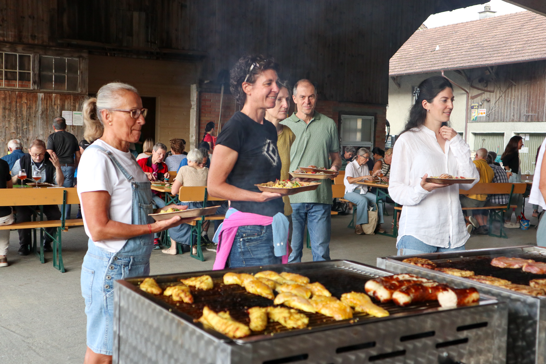Auch die Vegis konnten zugreifen.
