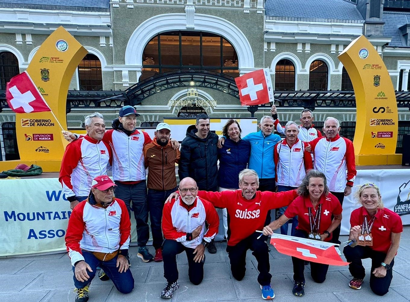 Die swiss master runners mit ihrem WM-OK