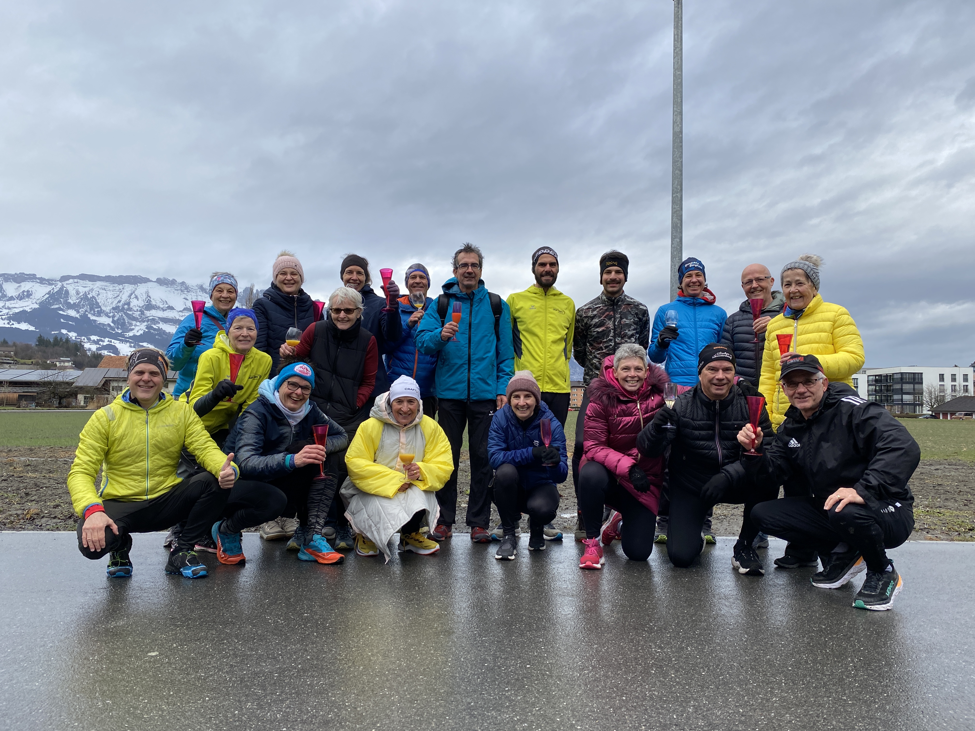 Erste, eisige Sonntagsrunde im 2025