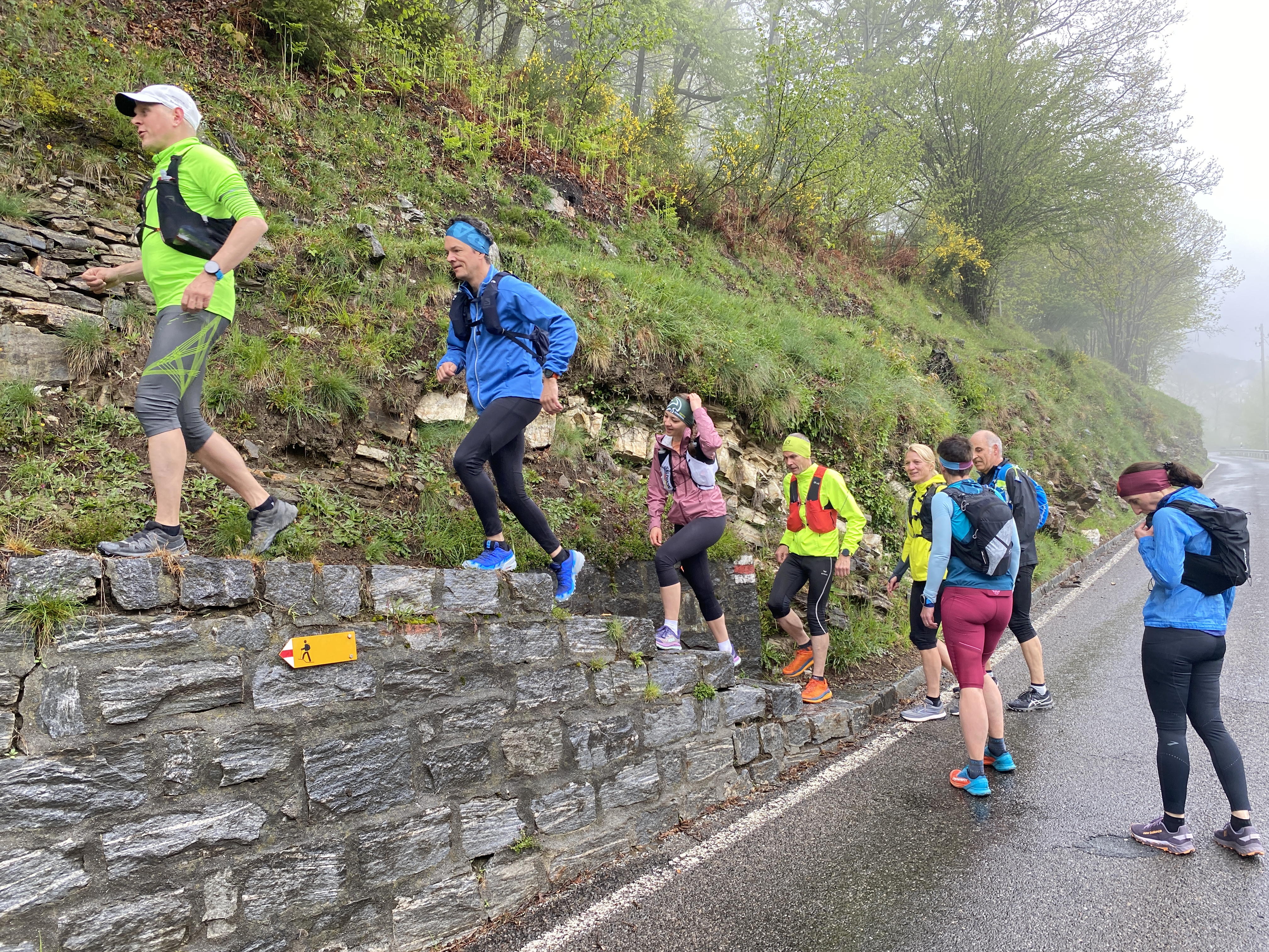 und los gehts bergauf