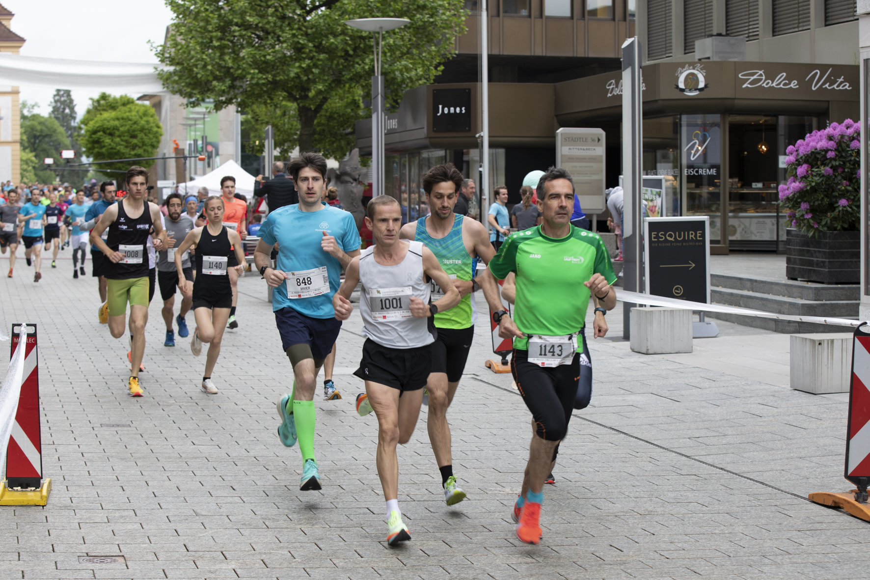 die schnellsten Männer unter sich