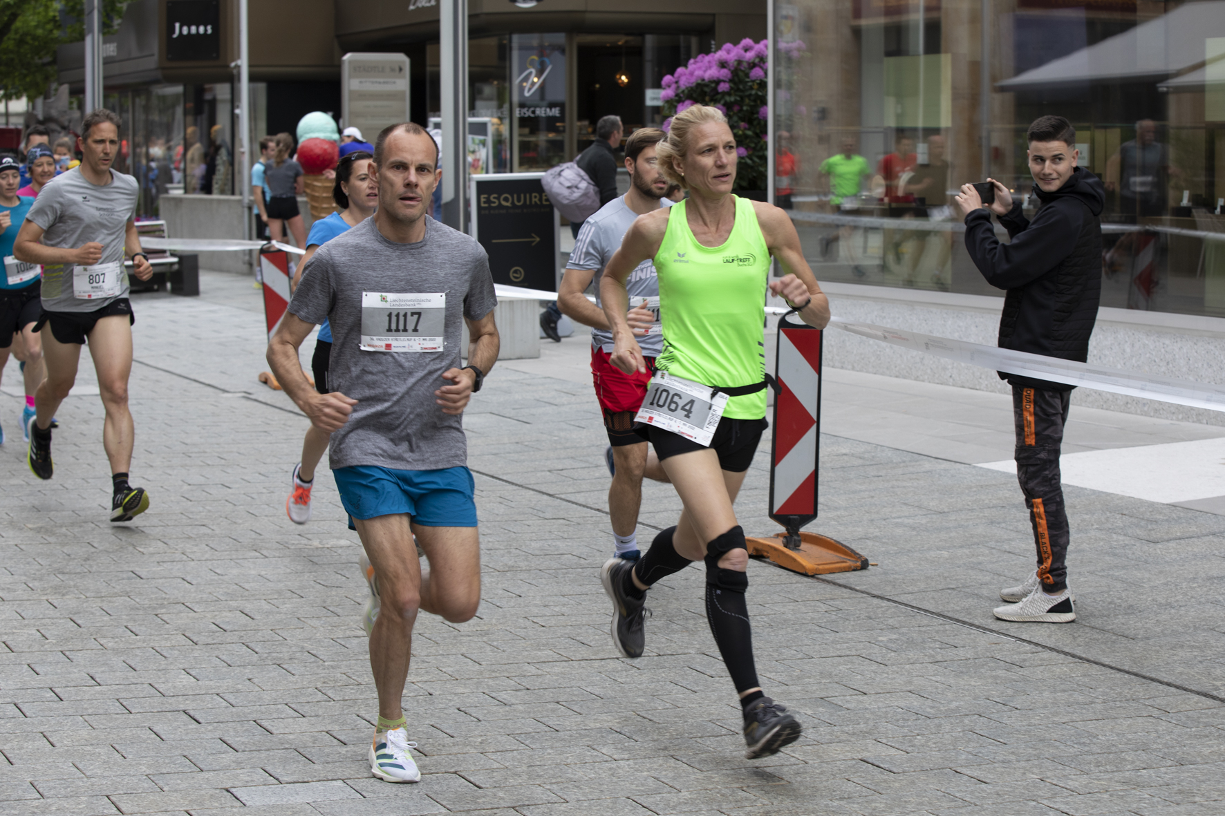 Ingrid zieht vorne weg