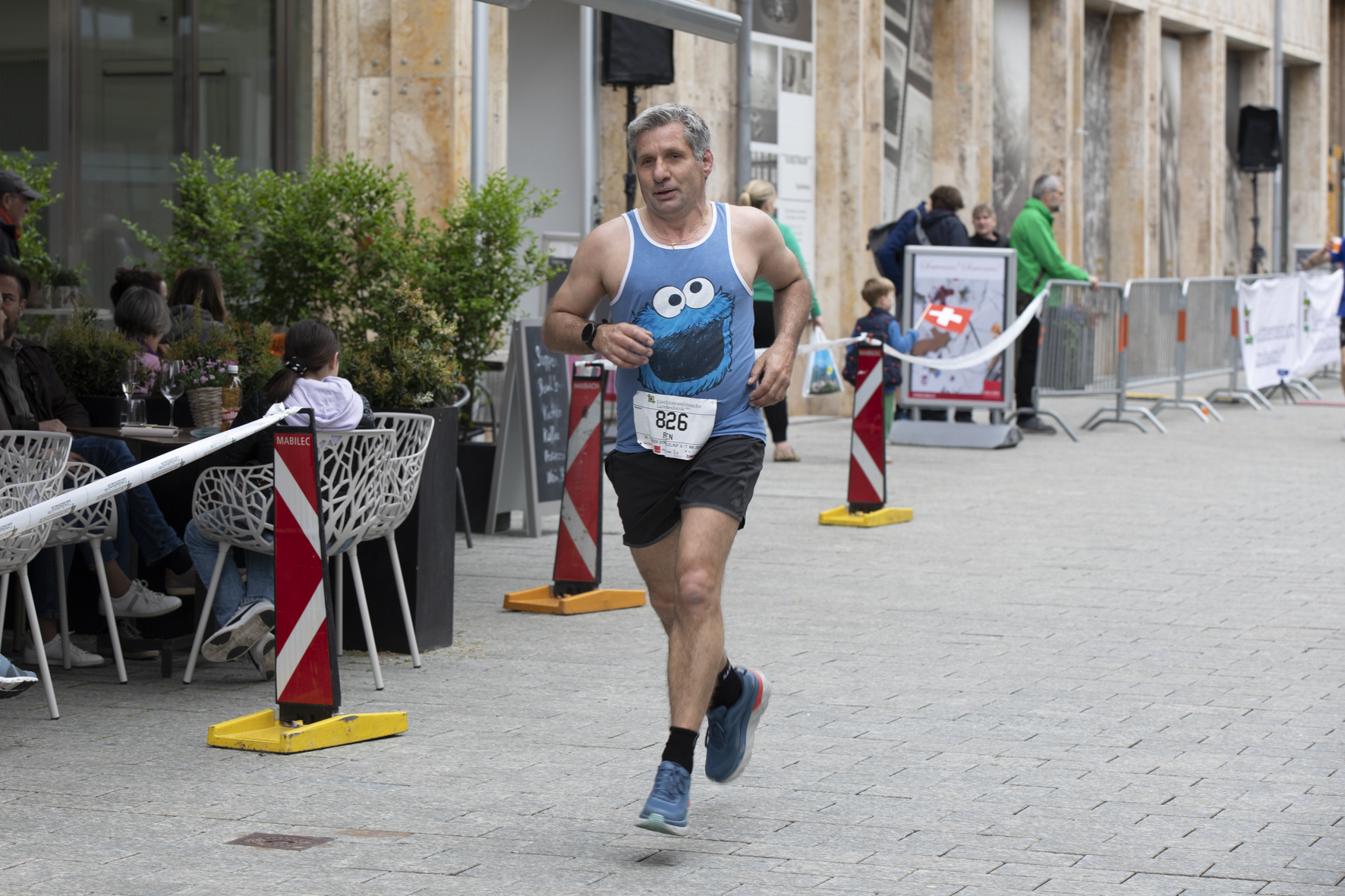 Auch René Heeb ist schnell unterwegs