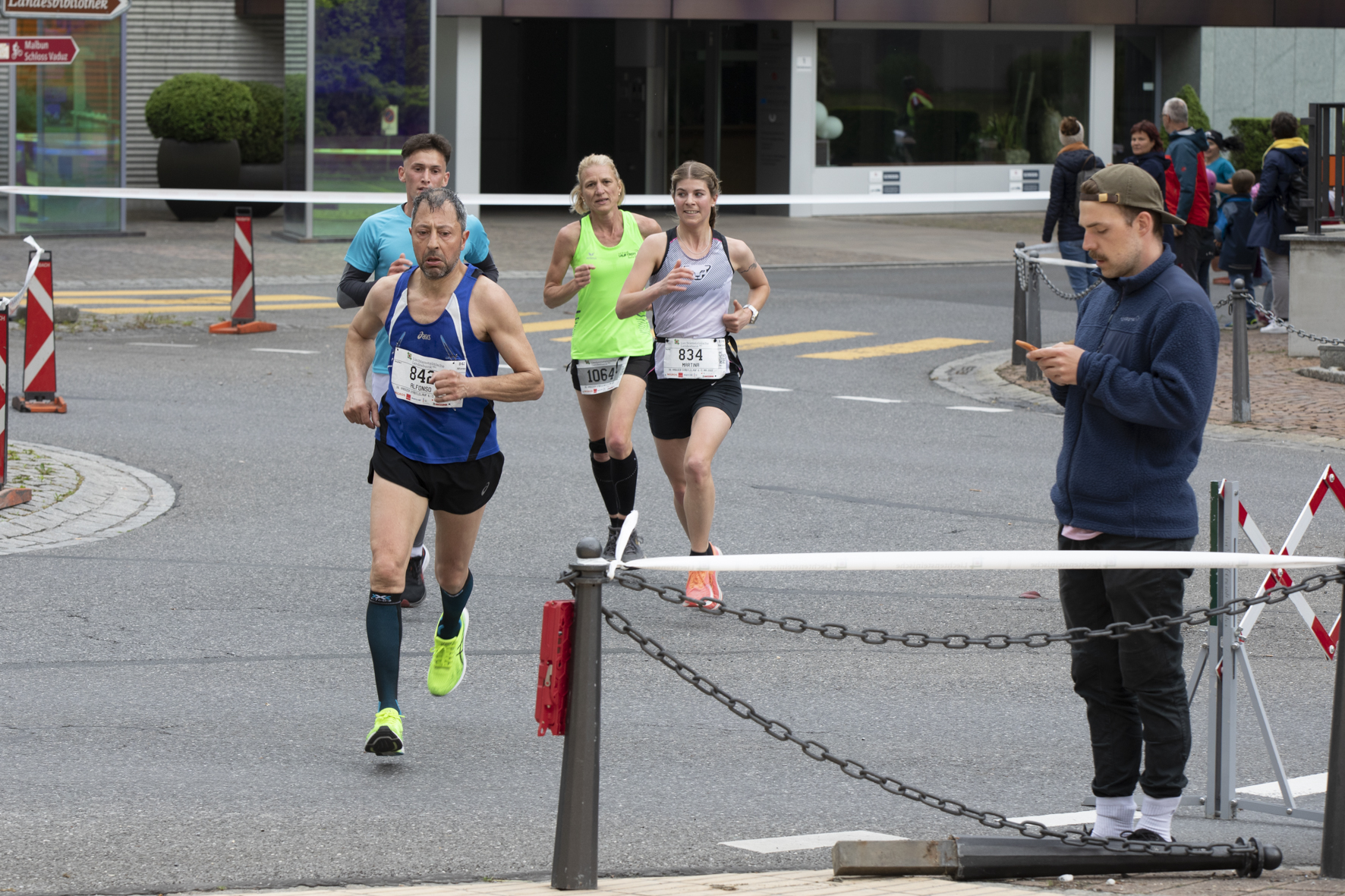 Ingrid auf Überholjagd