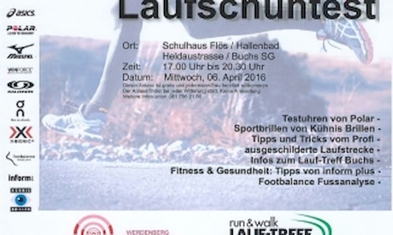 Laufschuh-Test  2016  –  Lass deine Füsse sprechen!
