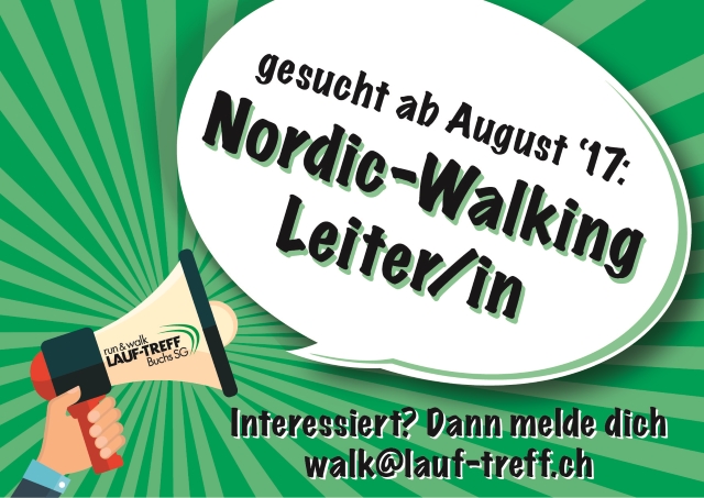 Leiterin Nordic Walking gesucht