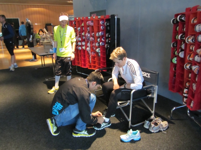 Laufschuhtest mit Sport Sprecher und Lauf-Treff